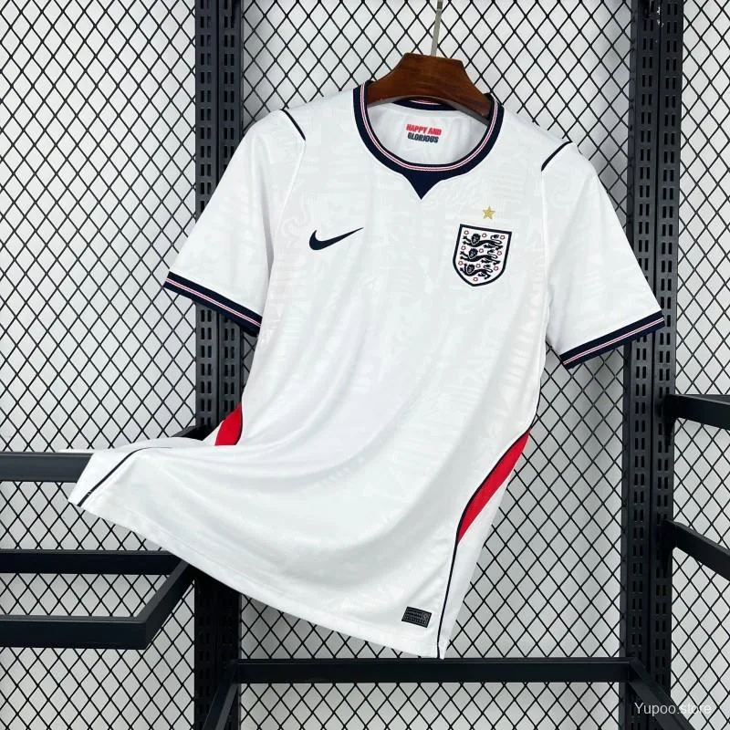 Inglaterra 2026 LOCAL MANGA CORTA VERSION FAN